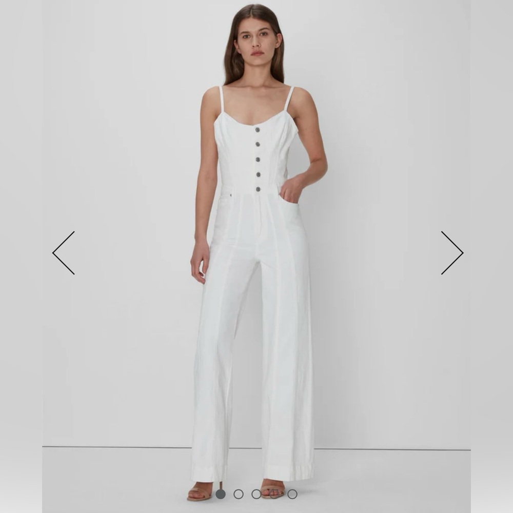 7 For All Mankind Bustier Denim Jumpsuit